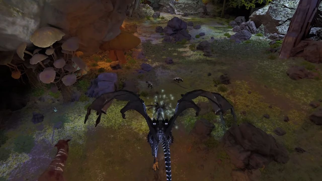 ARK Survival Ascended, PC, Gameplay, Dracoteuthis - Spawn, Tame & Abilities, Screenshot, NoobFeed